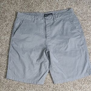 O'Neill Men's Light Gray Flat Front Shorts